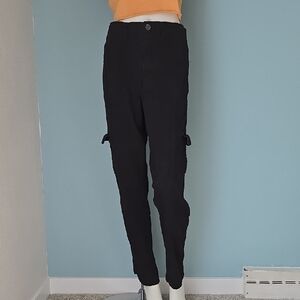Old Navy Black High-Rise Chino Pants